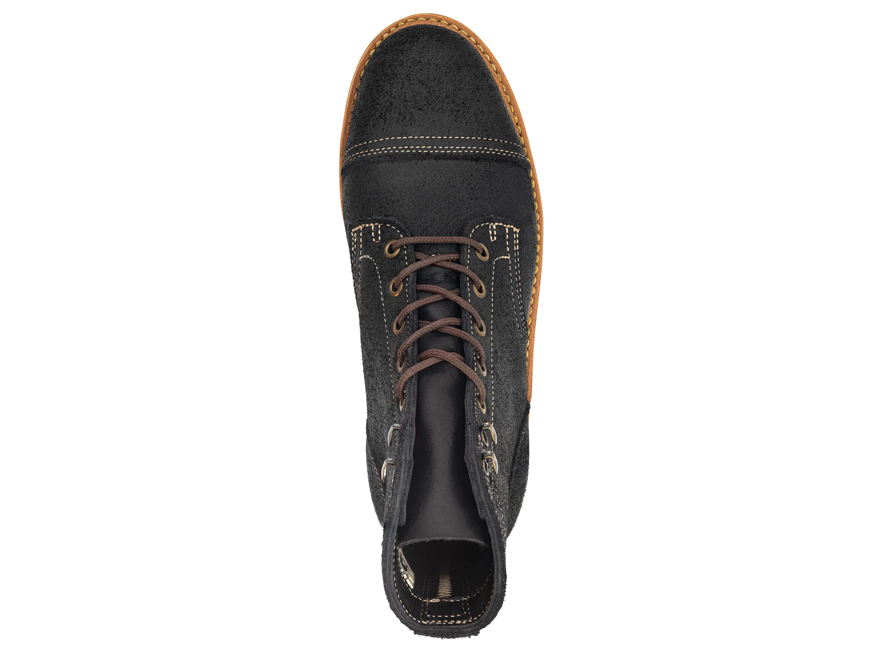 Black Oiled Rough Out | Cap Toe - Image 6
