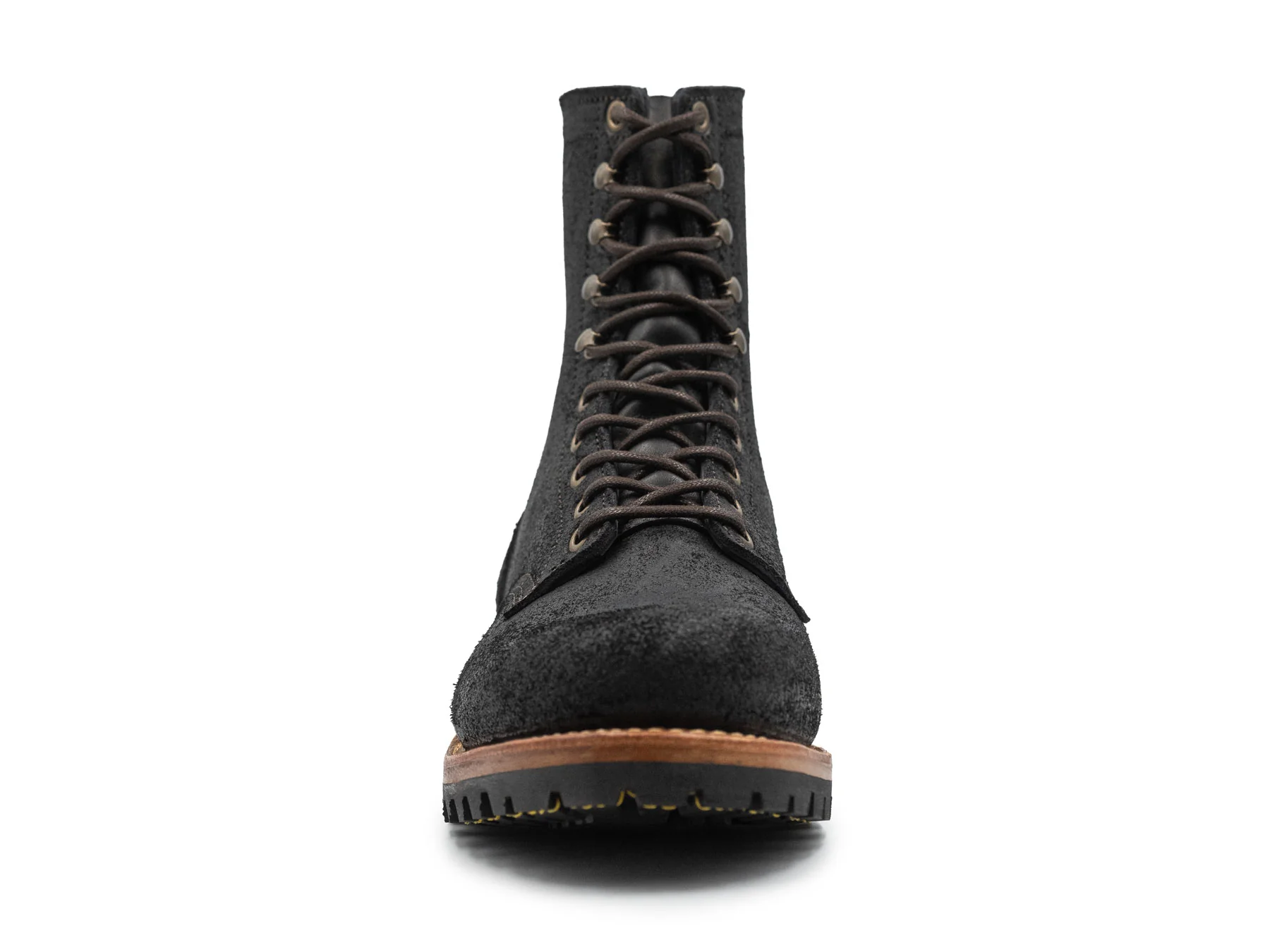 Black Oiled Rough Out | Plain Toe Upland - Image 4