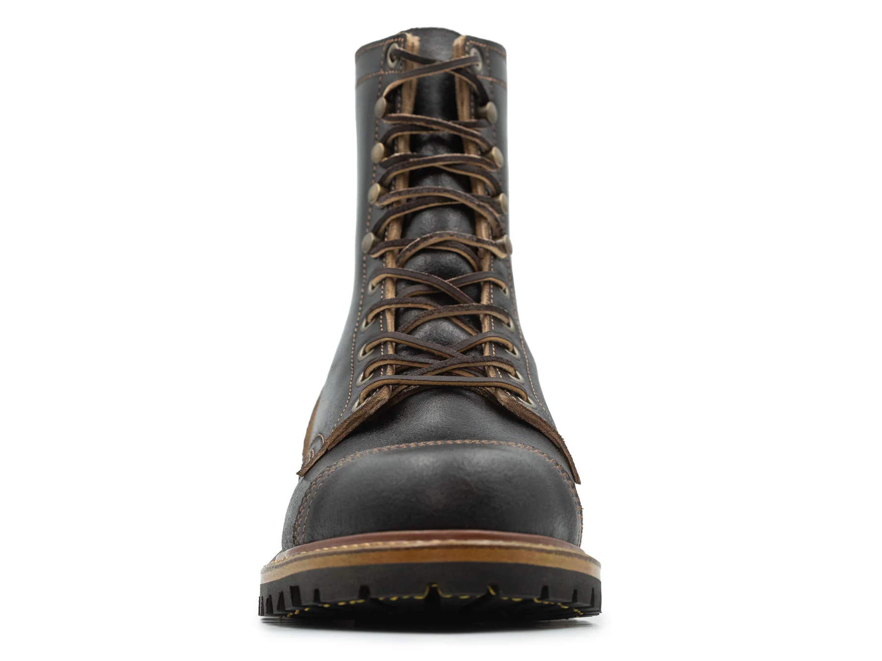 Black Waxed Flesh | Cap Toe Upland - Image 3