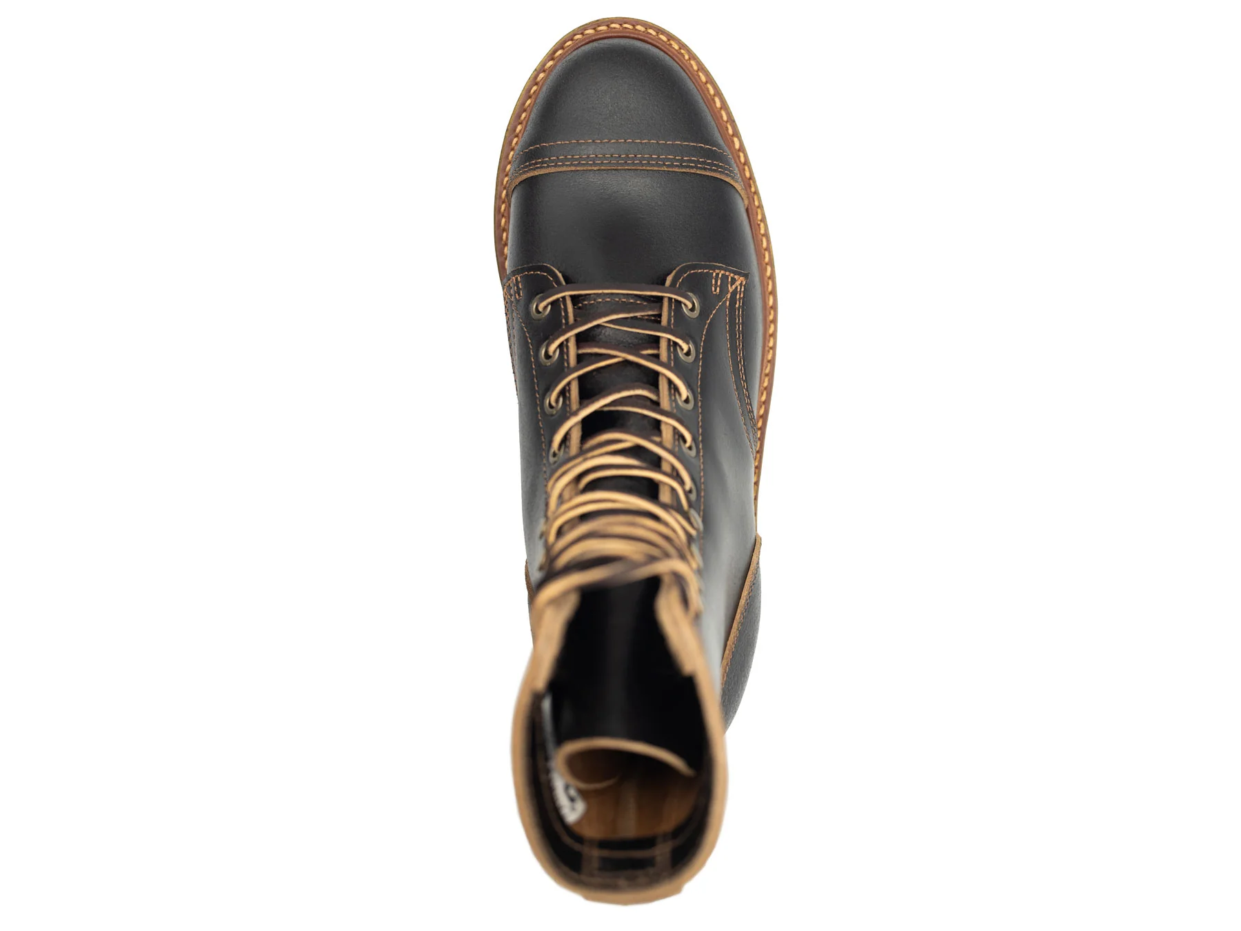 Black Waxed Flesh | Cap Toe Upland - Image 5
