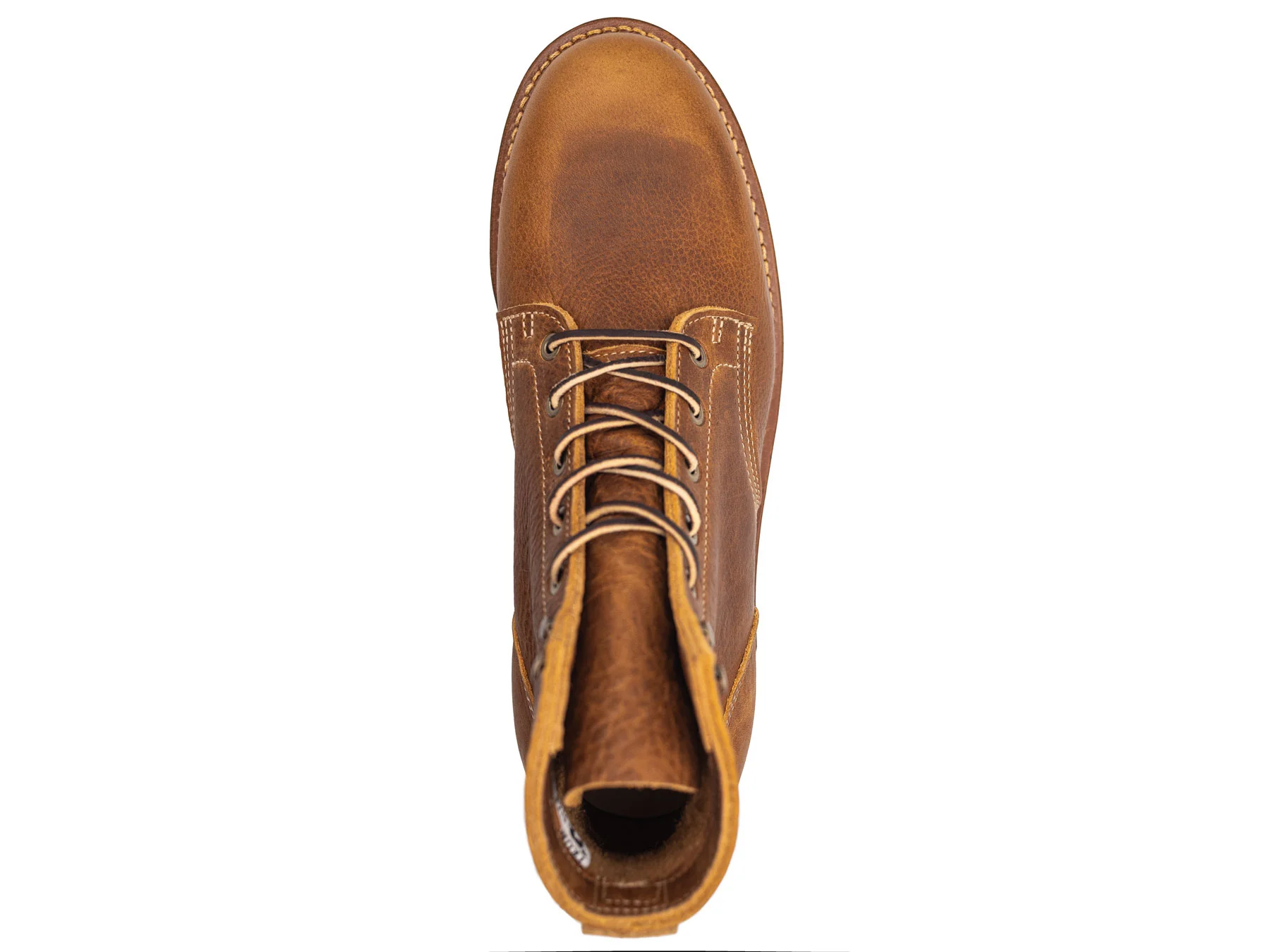 British Tan Grizzly Plain Toe | 8.5D - Image 6