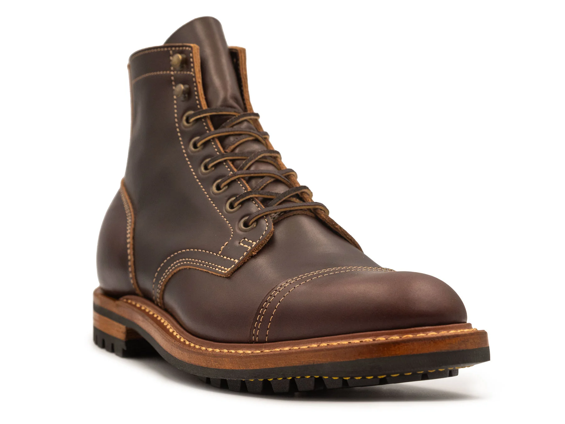 Brown Double Shot | Cap Toe - Image 3