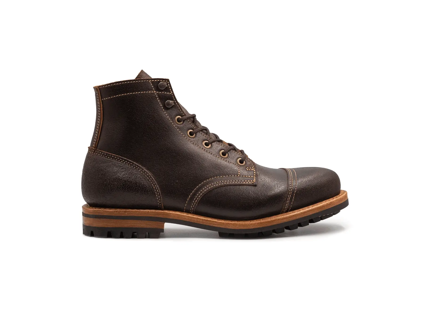 Chocolate Rough Shot | Cap Toe - Image 2